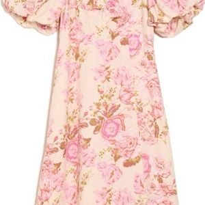 Floral Puff Sleeve Dress